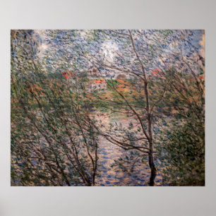 Claude Monet - Springtime through the branches Poster
