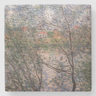 Claude Monet - Springtime through the branches Stone Coaster