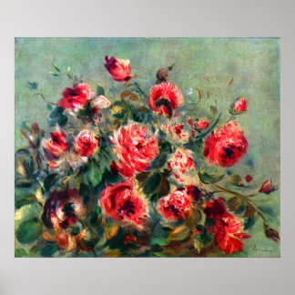Claude Monet - Still life roses of Vargemont Poster