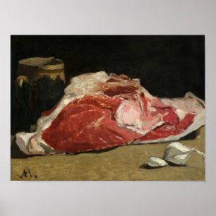 Claude Monet   Still Life, the Joint of Meat Poster