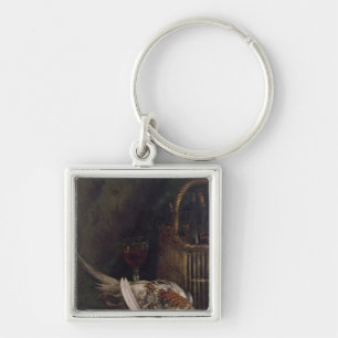 Claude Monet Still Life with a Pheasant, c.1861 Key Ring