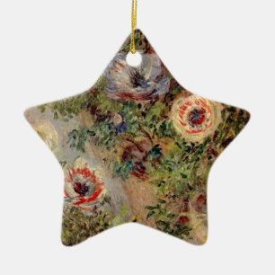 Claude Monet Still-Life with Anemone Destiny Gifts Ceramic Tree Decoration