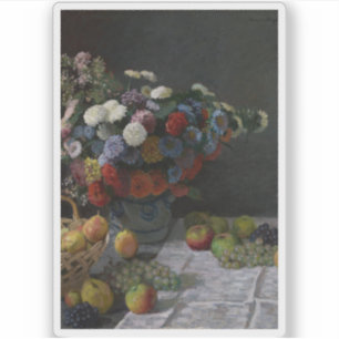 Claude Monet - Still Life with Flowers and Fruit