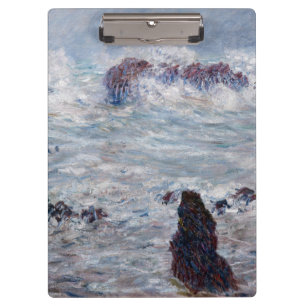 Claude Monet - Storm off the Belle-Ile Coast Clipboard