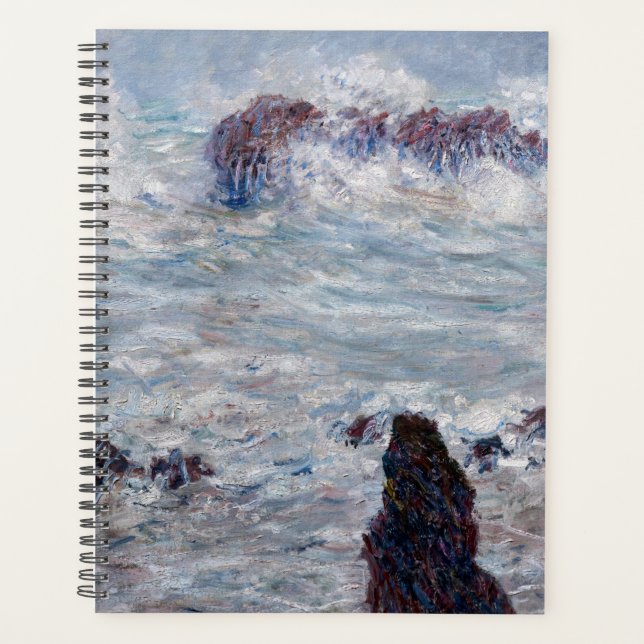 Claude Monet - Storm off the Belle-Ile Coast Planner (Front)