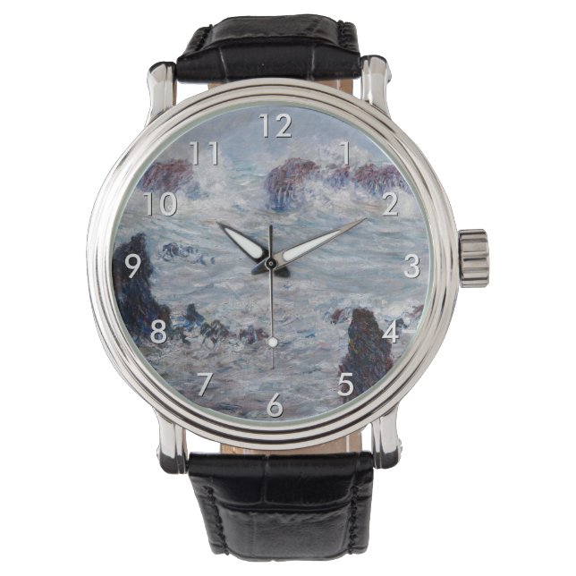 Claude Monet - Storm off the Belle-Ile Coast Watch (Front)