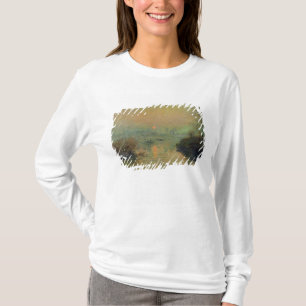 Claude Monet Sun Setting over the Seine T-Shirt