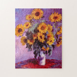 Claude Monet: Sunflowers Jigsaw Puzzle
