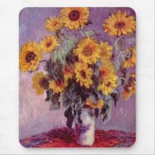 Claude Monet // Sunflowers Mouse Mat