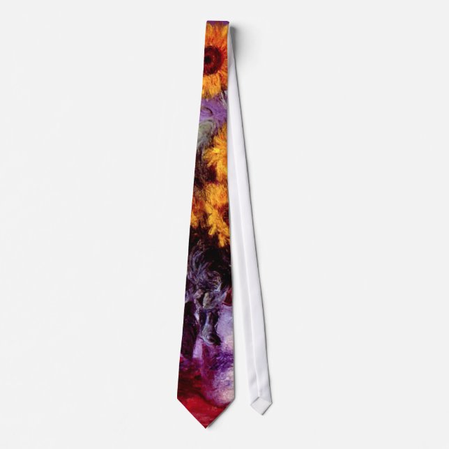 Claude Monet: Sunflowers Tie (Front)
