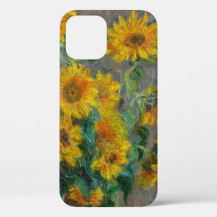 Claude Monet Sunflowers Vintage Floral iPhone 12 Case