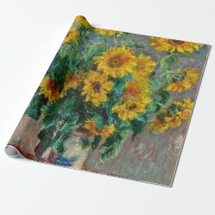 Claude Monet - Sunflowers Wrapping Paper