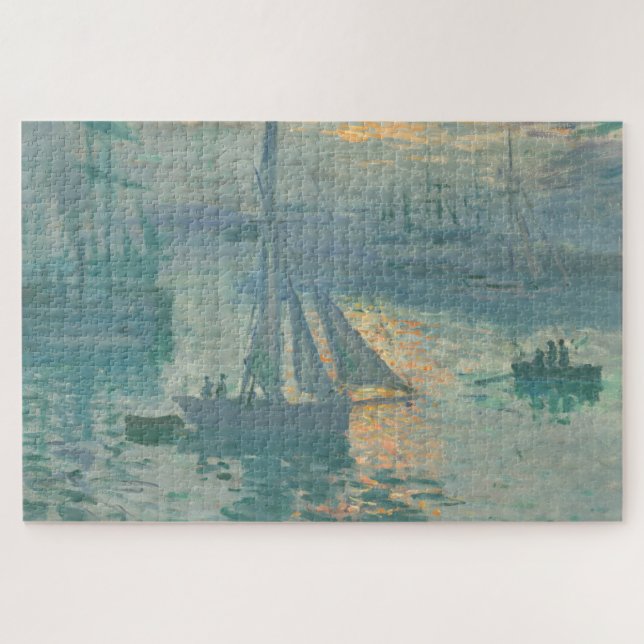 Claude Monet - Sunrise Jigsaw Puzzle (Horizontal)