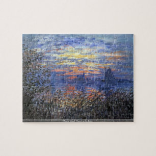 Claude Monet - Sunset on the Seine puzzle