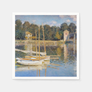 Claude Monet - The Argenteuil Bridge Napkin