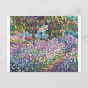 Claude Monet - The Artist's Garden at Givern Postcard