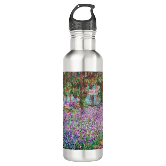 Claude Monet - The Artist's Garden at Giverny 710 Ml Water Bottle (Front)