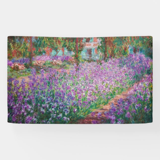 Claude Monet - The Artist's Garden at Giverny Banner (Horizontal)