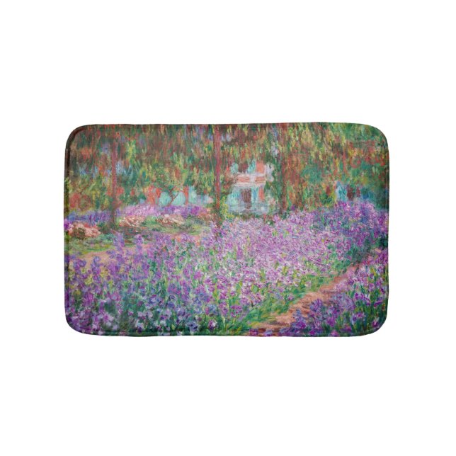 Claude Monet - The Artist's Garden at Giverny Bath Mat (Front)