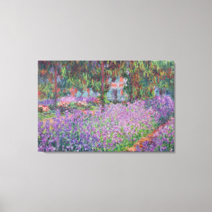 Claude Monet The Artist's Garden at Giverny Canvas Print