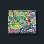 Claude Monet - The Artist's Garden at Giverny Canvas Print<br><div class="desc">Claude Monet - The Artist's Garden at Giverny</div>