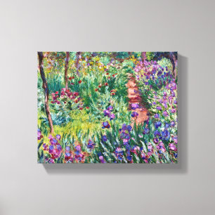 Claude Monet - The Artist's Garden at Giverny Canvas Print