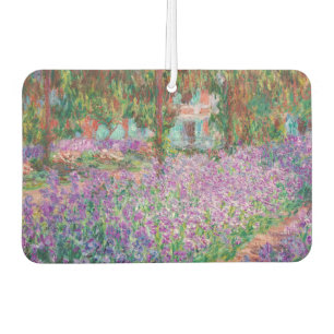 Claude Monet - The Artist's Garden at Giverny Car Air Freshener