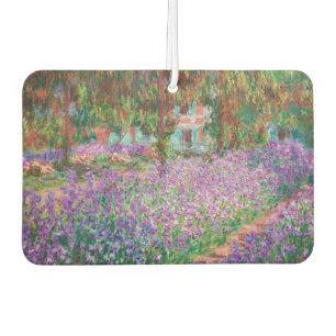 Claude Monet - The Artist's Garden at Giverny Car Air Freshener