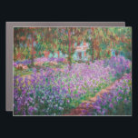 Claude Monet - The Artist's Garden at Giverny Car Magnet<br><div class="desc">The Artist's Garden at Giverny / Le Jardin de l'artiste a Giverny - Claude Monet,  1900</div>