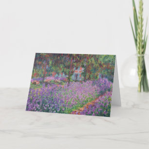 Claude Monet   The Artist's Garden at Giverny Card