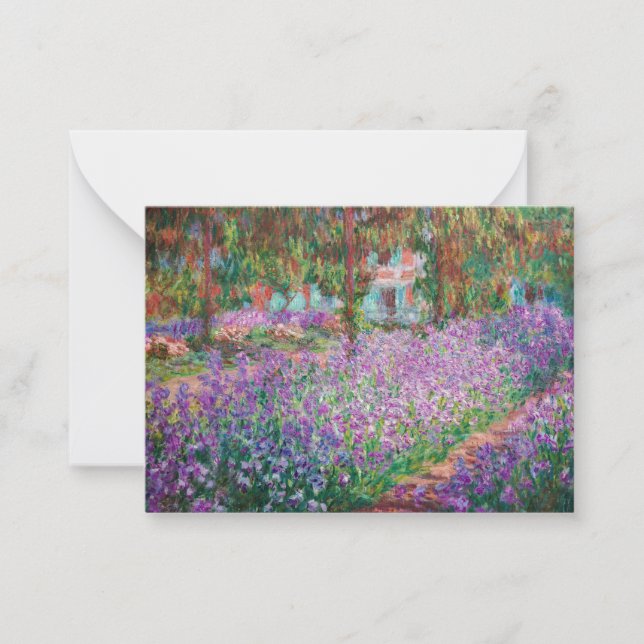 Claude Monet - The Artist's Garden at Giverny Card (Front)