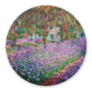 Claude Monet - The Artist's Garden at Giverny Ceramic Knob