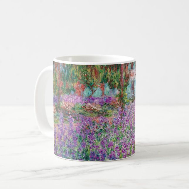 Claude Monet - The Artist's Garden at Giverny Coffee Mug (Front Left)