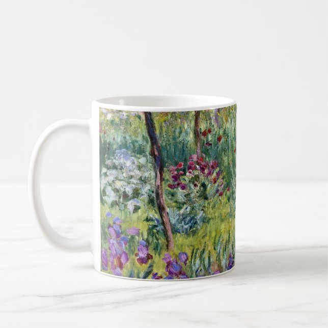 Claude Monet - The Artist's Garden at Giverny Coffee Mug (Left)