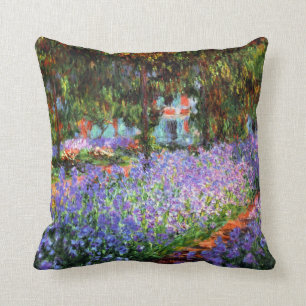 Claude Monet The Artist's Garden at Giverny Cushion
