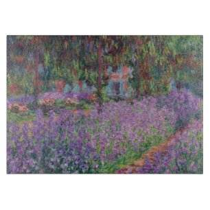 Claude Monet   The Artist's Garden at Giverny Cutting Board