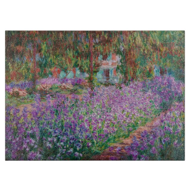 Claude Monet - The Artist's Garden at Giverny Cutting Board (Front)