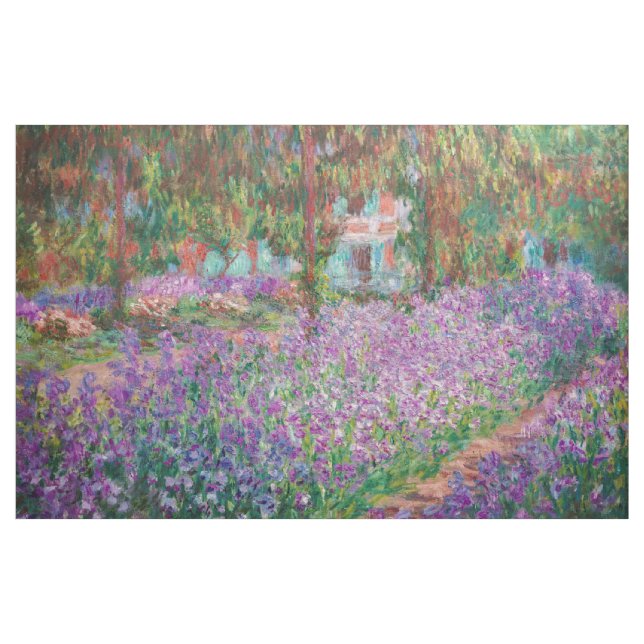 Claude Monet - The Artist's Garden at Giverny Fabric (Yard)
