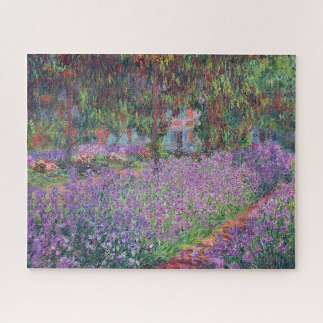 Claude Monet | The Artist's Garden at Giverny Jigsaw Puzzle (Horizontal)