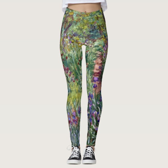 Claude Monet - The Artist's Garden at Giverny Leggings (Front)