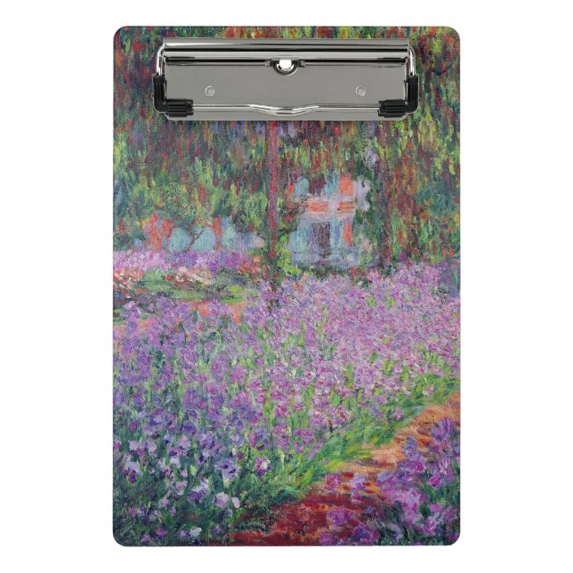 Claude Monet | The Artist's Garden at Giverny Mini Clipboard (Front)