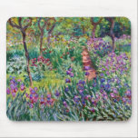 Claude Monet - The Artist's Garden at Giverny Mouse Mat<br><div class="desc">Claude Monet - The Artist's Garden at Giverny</div>