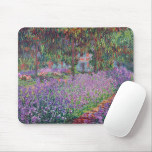Claude Monet The Artist's Garden at Giverny Mouse Mat