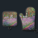 Claude Monet - The Artist's Garden at Giverny Oven Mitt & Pot Holder Set<br><div class="desc">The Artist's Garden at Giverny / Le Jardin de l'artiste a Giverny - Claude Monet,  1900</div>