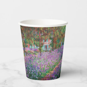 Claude Monet - The Artist's Garden at Giverny Paper Cups