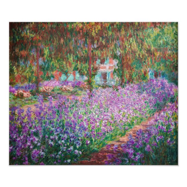 Claude Monet - The Artist's Garden at Giverny Photo Print (Front)