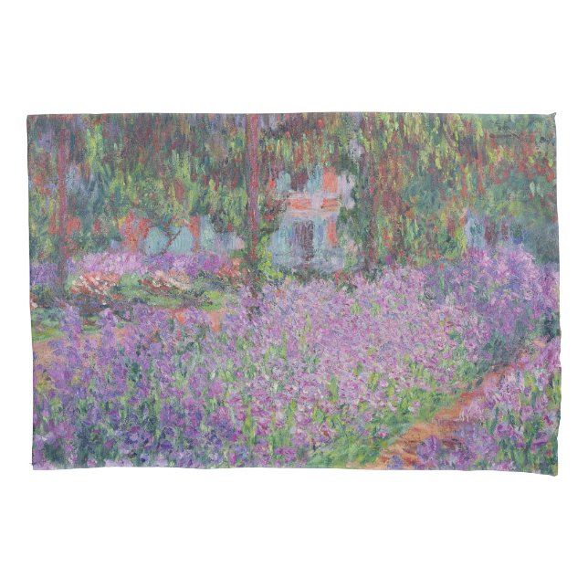 Claude Monet | The Artist's Garden at Giverny Pillowcase (Front)