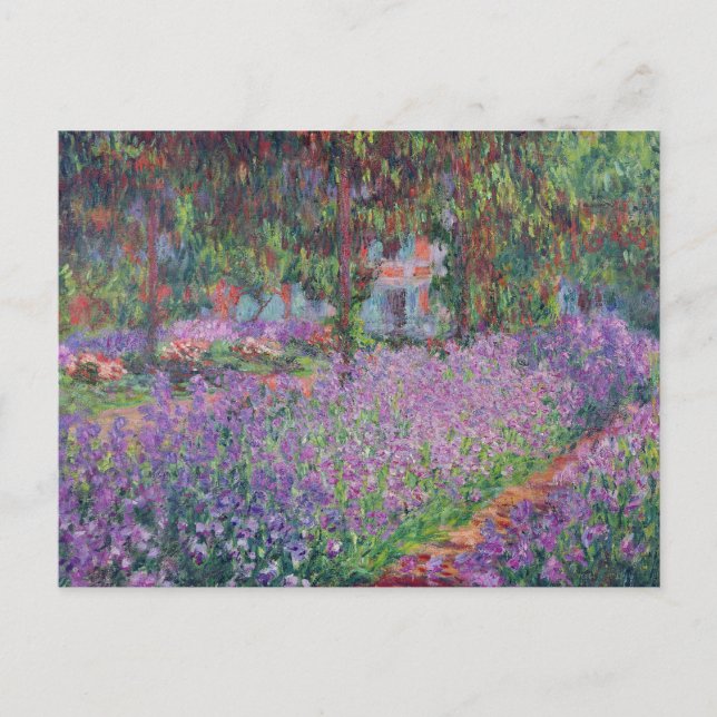 Claude Monet | The Artist's Garden at Giverny Postcard (Front)