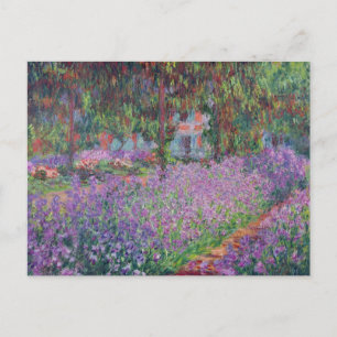 Claude Monet   The Artist's Garden at Giverny Postcard