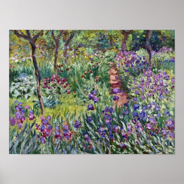 Claude Monet - The Artist's Garden at Giverny Poster (Front)